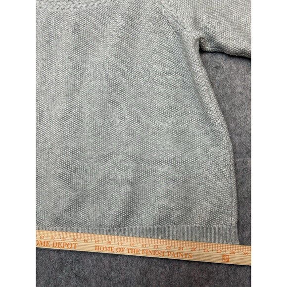 Lane Bryant Sweater Women's 22/24 Plus Size Gray Cable Knit - Picture 8 of 10